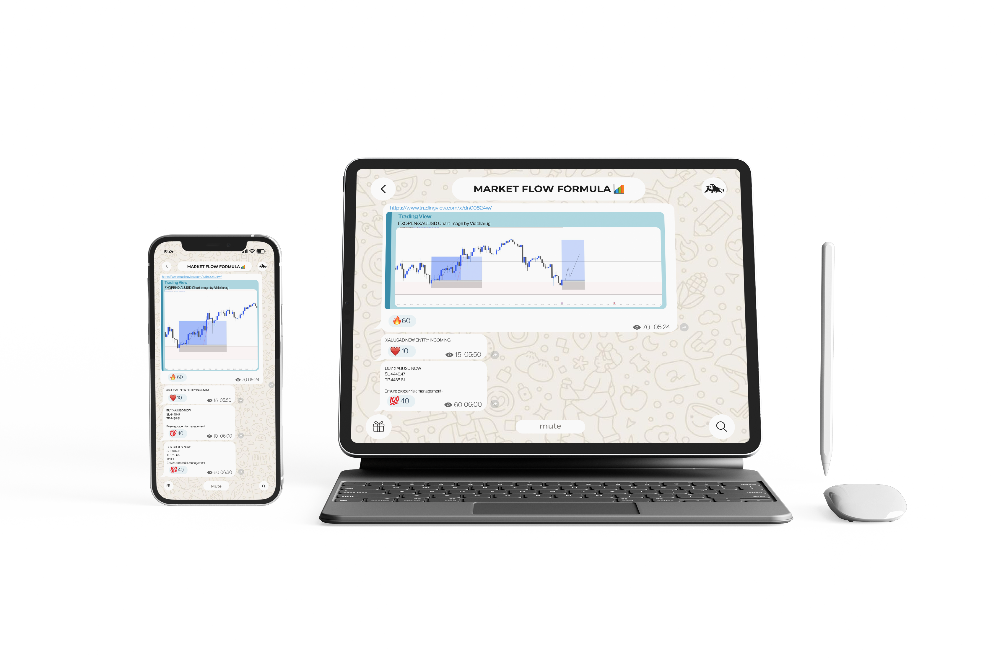 Exclusive setups on Telegram (Learn While You Earn) - Market Flow Formula